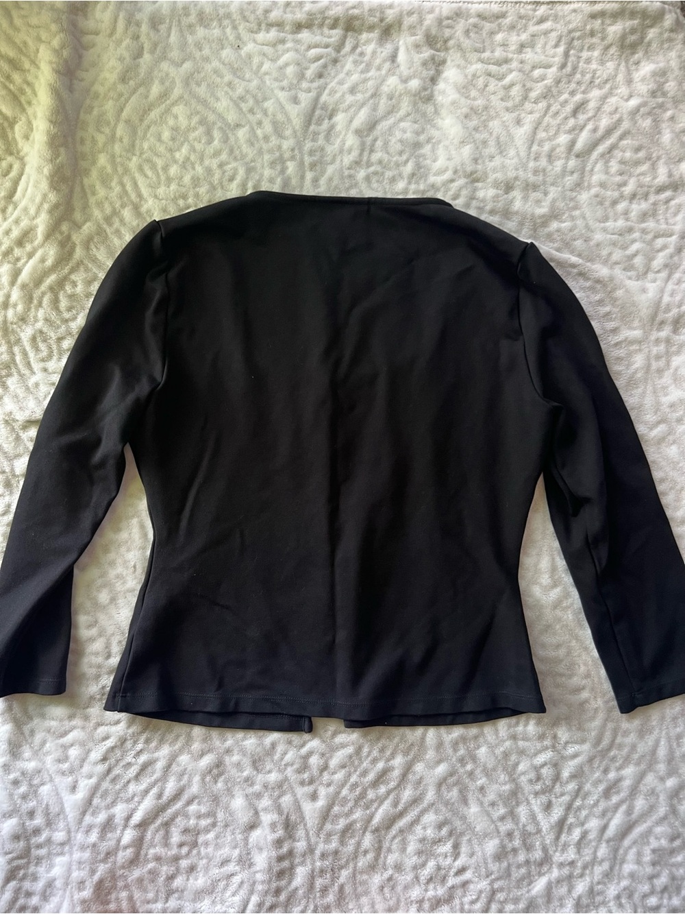 Reformation Black Owen Knit Top Size L - Picture 9 of 9